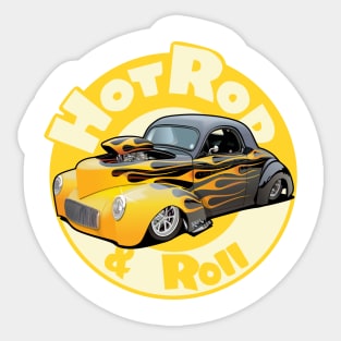 Hot Rod Sticker